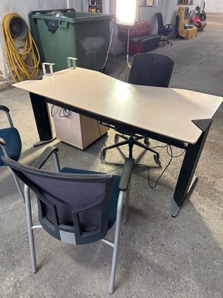 Mesa de oficina eléctrica regulable