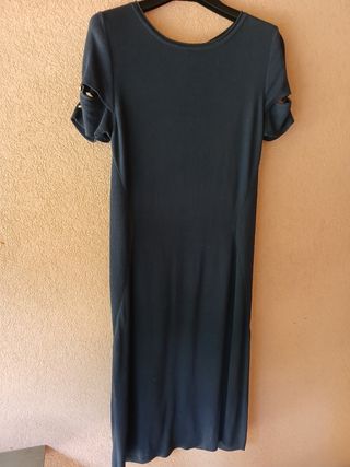 Abito estivo in maglina blu