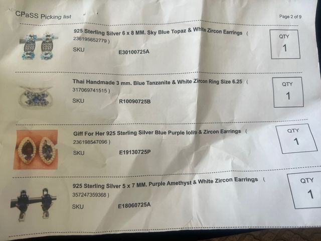 pack 18 pares de diferentes pendientes piedras