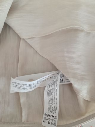 Chaleco top crema