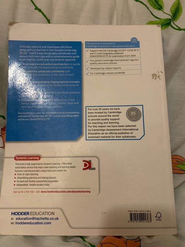 Cambridge IGCSE and O Level Geography 3rd edition