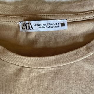 Camiseta Zara Beige Talla XS