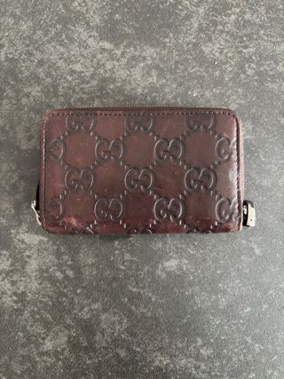 Cartera Monedero Gucci Marrón