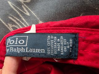 Gorra Polo Ralph Lauren Roja Niño