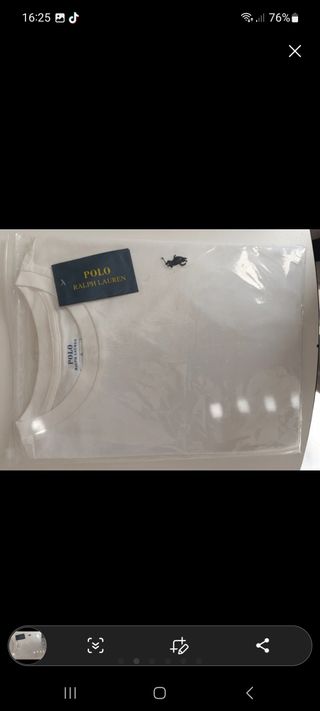 Polo Ralph Lauren Camiseta Blanca Talla M