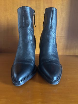 Botín piel mujer Mango talla 37