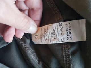 Pantaloni da donna pinocchietto tg 52 cotone elas.