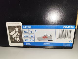 Zapatillas Adidas Talla 40 Rojas y Blancas