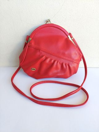 Borsetta a tracolla vintage colore rosso