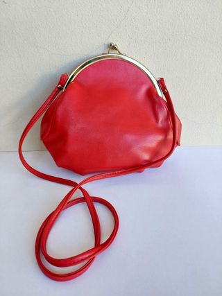 Borsetta a tracolla vintage colore rosso