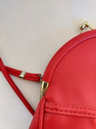 Borsetta a tracolla vintage colore rosso