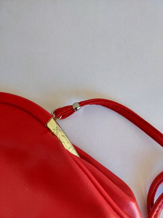 Borsetta a tracolla vintage colore rosso