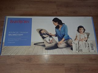 Hamaca BabyBjörn gris, perfecto estado