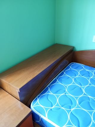 Habitación Completa de madera maciza.