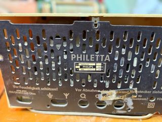 Radio Philips Philetta B2D53A Válvulas