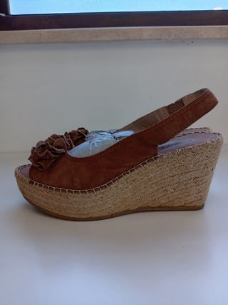 Sandali in pelle Melluso Tg. 38 Marrone