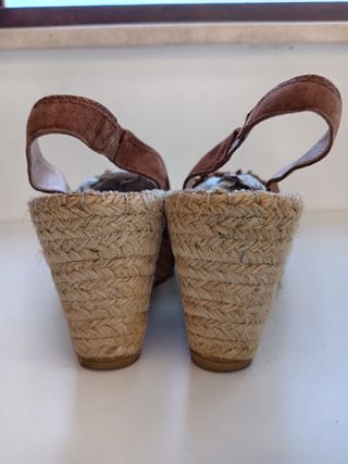 Sandali in pelle Melluso Tg. 38 Marrone