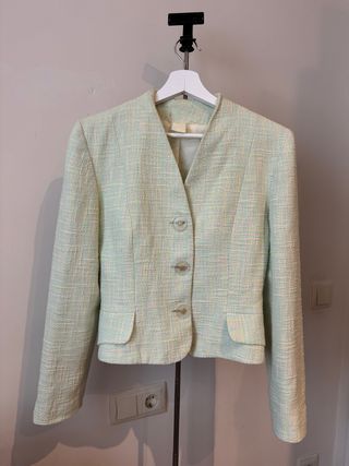 Chaqueta Vintage Verde Multicolor