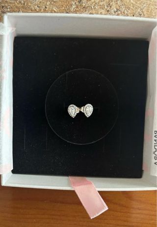 Pendientes Pandora Plata Corazón Circonitas