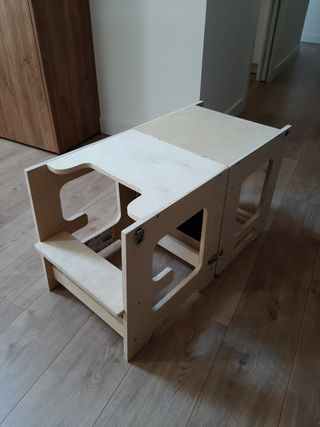 Torre aprendizaje Montessori madera