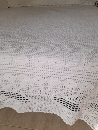 Colcha ganchillo 135x190 cm