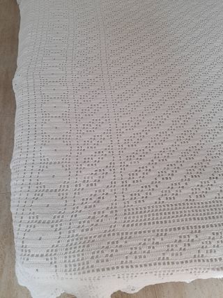 Colcha ganchillo 135x190 cm