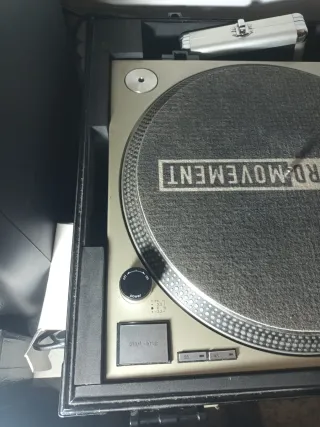 1200MK2 con tapa,flightcase y ortofon gold