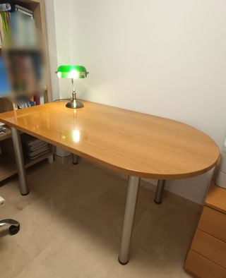 Mesa de estudio/trabajo madera y metal