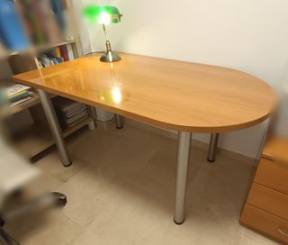 Mesa de estudio/trabajo madera y metal