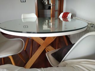 Cristal mesa redonda 120cm
