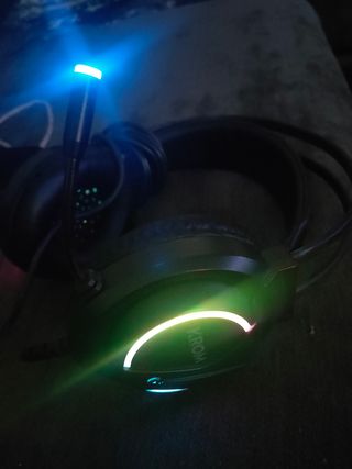 Auriculares Cascos Gaming RGB Rainbow