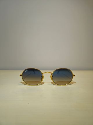 Occhiali Ray Ban Oval Blu/Oro