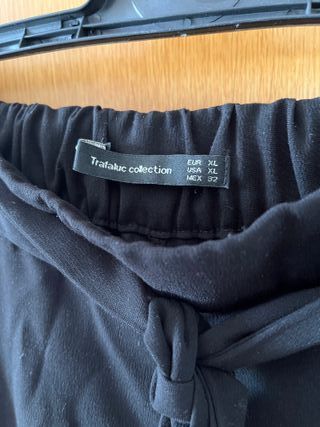 Pantalón ancho negro Zara Trafaluc Collection