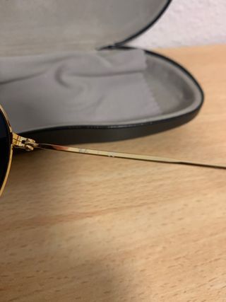 Gafas Polarizadas Ray-Ban Round Metal Doradas