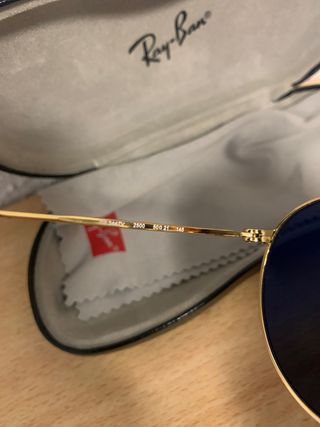 Gafas Polarizadas Ray-Ban Round Metal Doradas