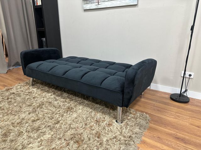 Sofá Cama Negro Nuevo
