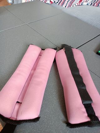 Muñequeras/Tobilleras 2x1kg malva