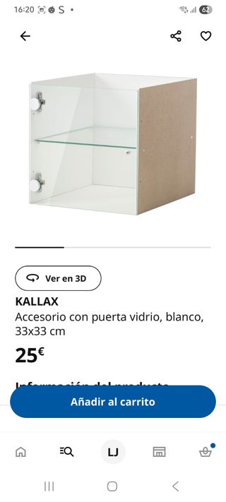 Estantería Kallax Negra Madera y accesorios 