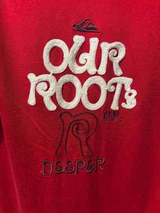 Sudadera Quiksilver Roja 