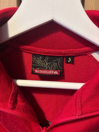 Sudadera Quiksilver Roja 