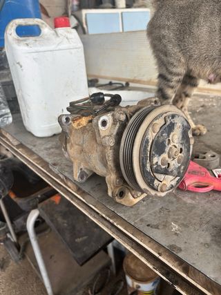 Radiador y compresor A/C