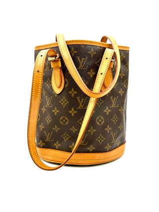 Bolso Louis Vuitton Petit Bucket Marrón