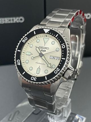 Reloj SEIKO 5 Sport 38mm “Cream Midi” SRPK31K1