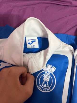 Chaqueta y sudadera Joma UD Vall d'Uxo azul