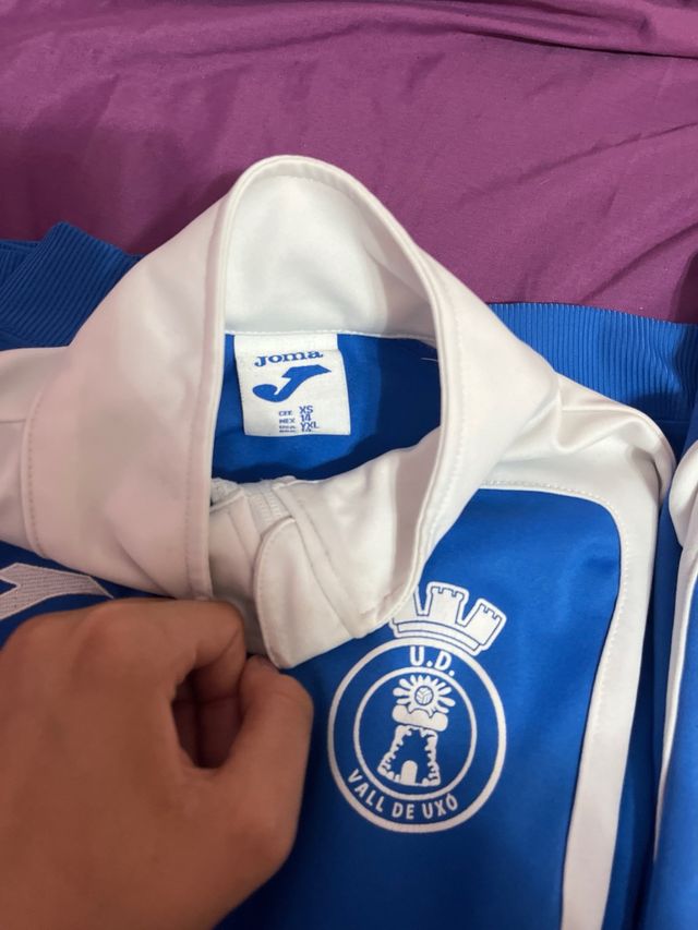 Chaqueta y sudadera Joma UD Vall d'Uxo azul