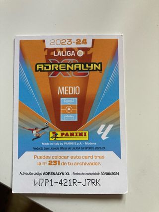 Bellingham cromo Adrenalyn XL LaLiga 23-24