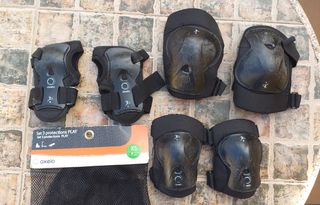 Set 3 protecciones Oxelo Talla XS