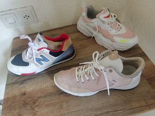 Zapatos New Balance Beige, Azul, Rosa, Rojo, Blanc