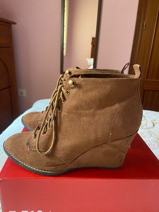 Zapatos de tacón Marypaz plateados talla 40