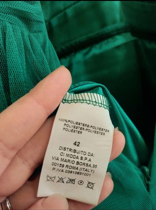 Abito verde Compagnia Italiana taglia 42